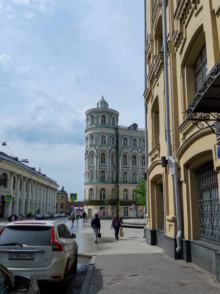 Moscow Russia Μαΐου 2019 Σπίτι Των Ιστορικών Εσόδων Troitskogo Podvorya — Φωτογραφία Αρχείου