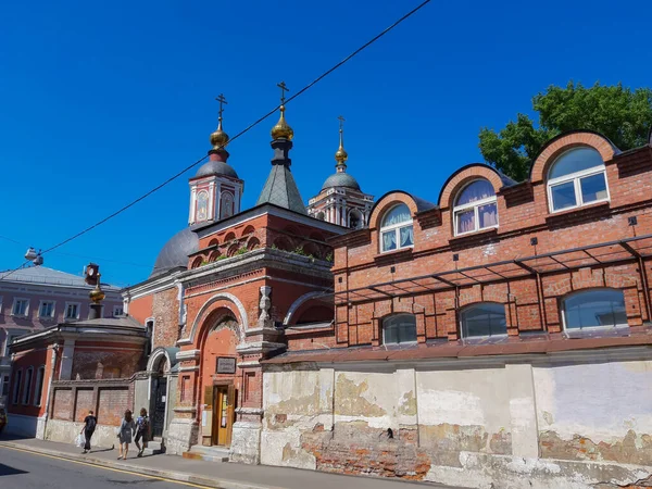 Moskau Russland Mai 2019 Nikolaikirche Podkopajew Orthodoxe Kirche Aus Dem — Stockfoto