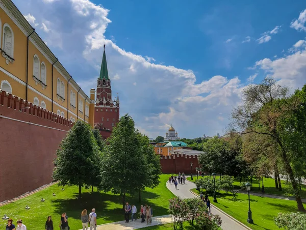 Moscow Russia 2019 트로츠키야 Troitskaya Tower 모스크바 크렘린 북서부 중앙에 — 스톡 사진