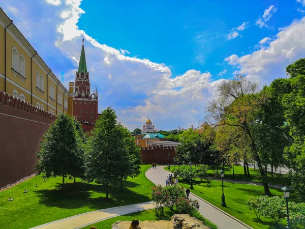 Moscow Russia May 2019 Troitskaya Tower Literally Trinity Tower Tower — Stock Photo, Image