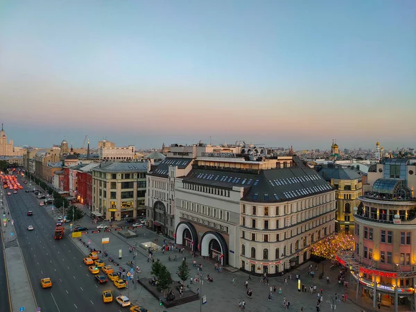 Moscú Rusia Junio 2019 Vista Panorámica Del Centro Moscú Por — Foto de Stock