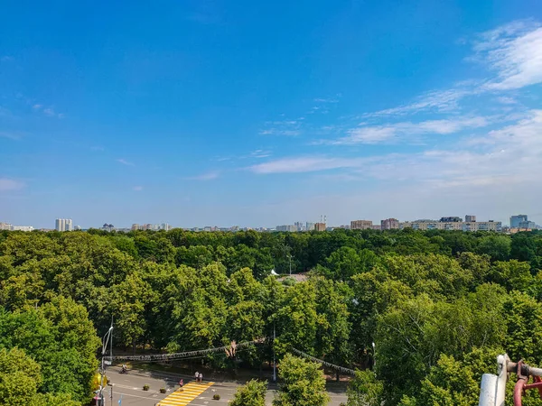 Moscow Russie Juni 2019 Panoramisch Uitzicht Park Sokolniki Zomer — Stockfoto