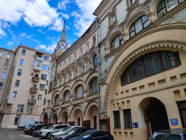 Moscow Russia July 2019 Savvinskoe Podvorie Metochion Built 1907 Year — Stock Photo, Image