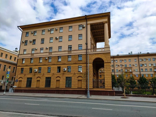Budova Moskevské Městské Policie Ulici Petrovka — Stock fotografie