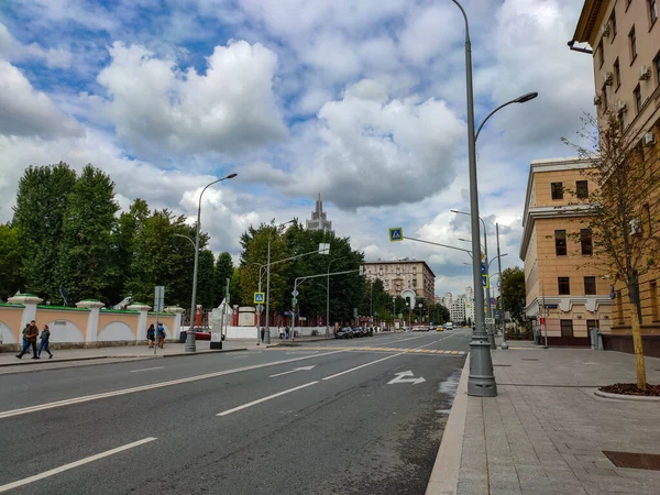 Moscú Rusia Julio 2019 Policía Moscú Calle Petrovka —  Fotos de Stock