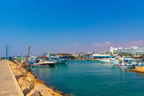 Ayia Napa Zypern September 2019 Hafen Von Ayia Napa Fischerboote — Stockfoto