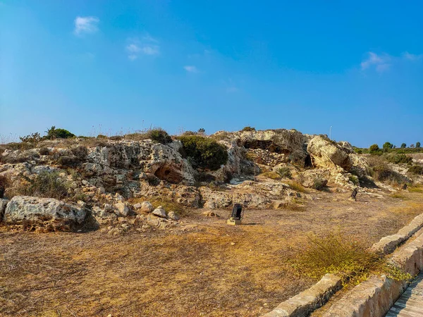 키프로스 아이아 나파에 암석으로 의수로 — 스톡 사진