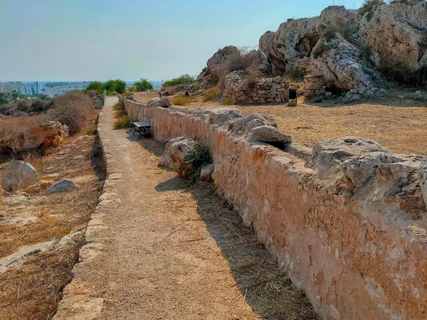 Antico Acquedotto Bizantino Agia Napa Ayia Napa Cipro — Foto Stock