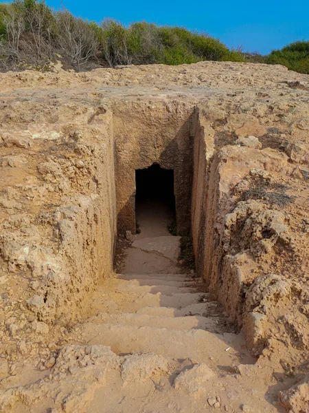 Makronissos Tombe Antiche Sepolture Del Periodo Ellenistico Makronissos Ayia Napa — Foto Stock