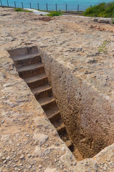 Makronissos Gräber Antike Grabstätte Aus Der Hellenistischen Zeit Makronissos Ayia — Stockfoto