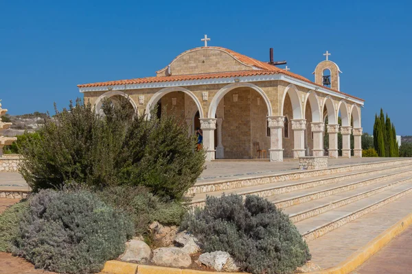 Igreja Agios Epiphanios Ayia Napa Chipre Santo Epifânio Uma Capela — Fotografia de Stock