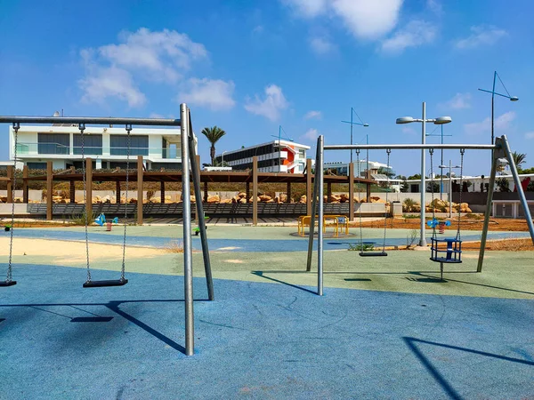 Ayia Napa Cyprus September 2019 Child Playground Sea Living Area — Stock Photo, Image