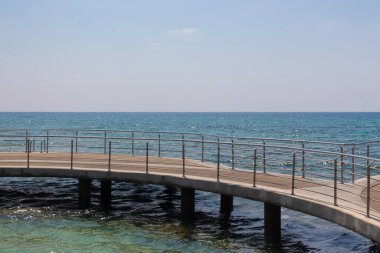 Kıbrıs Rum Kesimi 'nin Ayia Napa kentinde Akdeniz Seddi