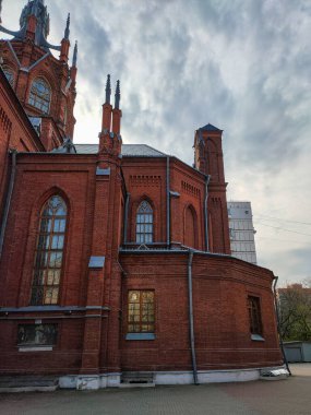 Kutsal Bakire Meryem 'in (Moskova) Meryem Ana' nın Kusursuz Doğumu Katedrali. Neo-Gotik katedral, Rusya 'nın en büyük Katolik katedrali, Tanrı' nın Annesi 'nin başpiskoposluk katedrali.