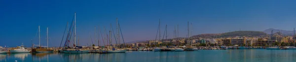 Rethymno Grèce 1Er Août 2016 Yachts Dans Port Rethymno Réthymnon — Photo