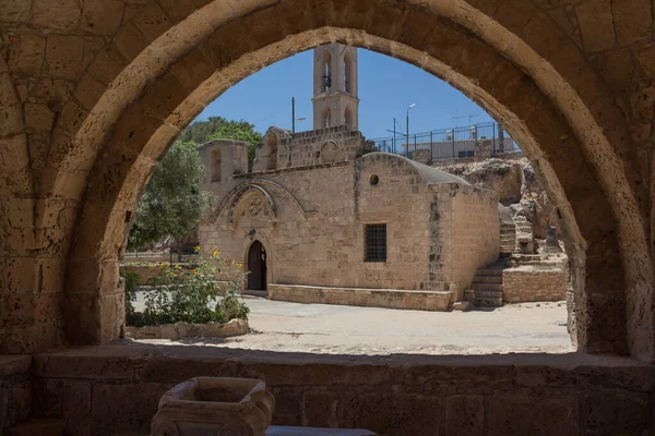 Archway Ayia Napa Kolostorban Cipruson Város Legértékesebb Kulturális Helyszíne Jelenlegi — Stock Fotó