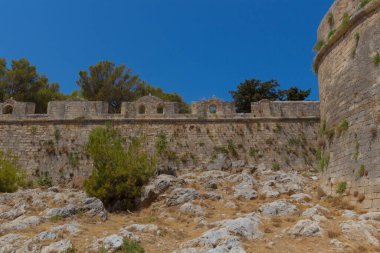Yunanistan 'ın Girit kentindeki Fortezza Kalesi