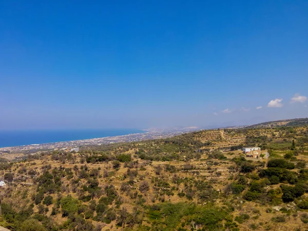 Agia Irini Grecia Julio 2016 Vista Panorámica Rethymno Desde Monasterio — Foto de Stock