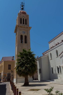 Rethymno, Yunanistan. 28 Temmuz 2016: Metropolitan Kilisesi. Kutsal Rethymno ve Avlopotamos Metropolü