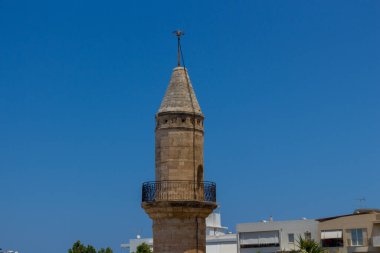 Rethymno, Yunanistan - 29 Temmuz 2016: Paleontoloji Müzesi, eski Mastaba Tapınağı (Veli Paşa Camii)).