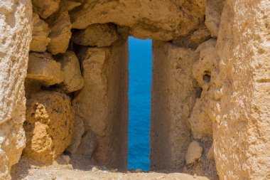 Fortezza, Rethymno, Yunanistan 'daki embriyo. Fortezza (İtalyanca 