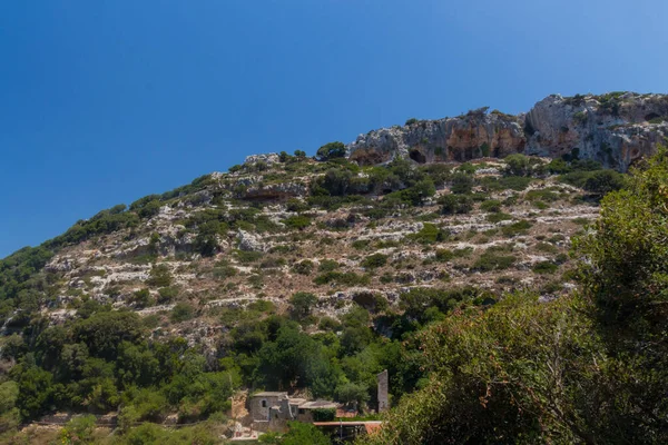 Rethymno Görögország Július 2016 Panoráma Kilátás Myli Falu Közelében — Stock Fotó