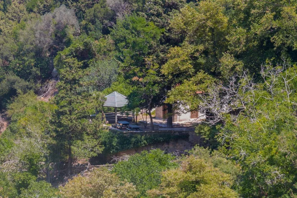 Rethymno Grekland Juli 2016 Panoramautsikt Nära Byn Myli — Stockfoto