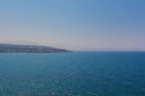 Rethymno Greece 2016 Panoramic View Rethymno Fortezza Castle 레팀노 Rethymno — 스톡 사진