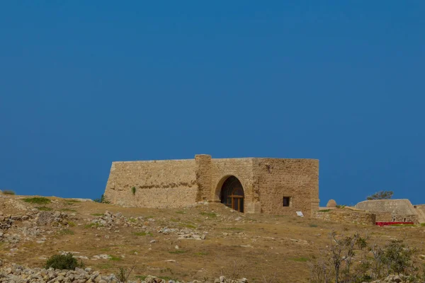 Edifício Dentro Castelo Fortezza Rethymno Creta Grécia Fortezza Italiano Para — Fotografia de Stock