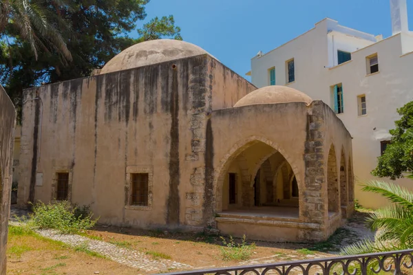 Rethymno Grecia Agosto 2016 Mezquita Kara Musa Pasha Mezquita Kara — Foto de Stock