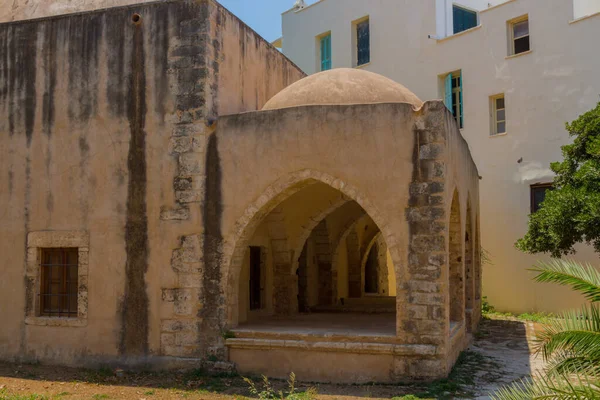 Rethymno Grécia Agosto 2016 Mesquita Kara Musa Pasha Mesquita Kara — Fotografia de Stock