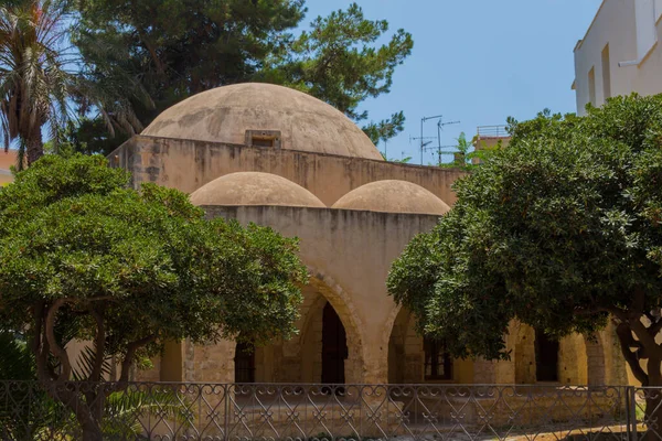 Ретимно Греция Августа 2016 Года Мечеть Кара Муса Паши Мечеть — стоковое фото