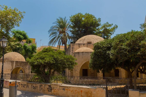 Rethymno Grecia Agosto 2016 Mezquita Kara Musa Pasha Mezquita Kara — Foto de Stock