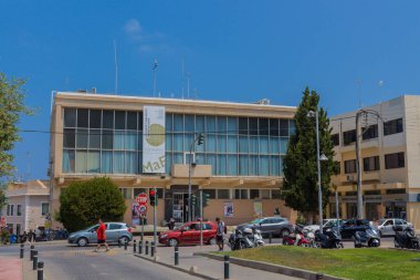 Rethymno, Yunanistan - 5 Ağustos 2016: Rethymno Belediyesi.