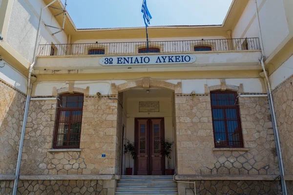 Rethymno Greece August 2016 Lyceum Rethymno Rethymno是岛上第三大城市 克里特岛每年吸引280万游客 2011年 — 图库照片