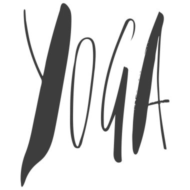 El yazı, motivasyon tırnak posterler ve kartları, siyah ve beyaz ilham verici yazıt Yoga, hat vektör resim koleksiyonu sağlıklı yaşam ve fitness