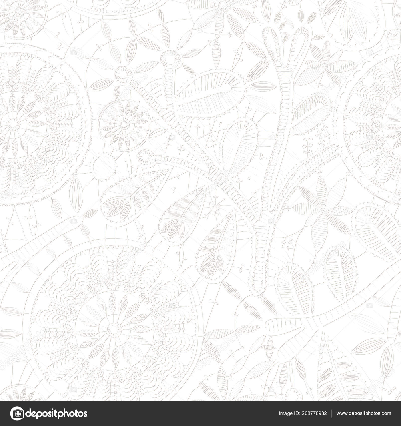 White Lace Pattern For Design Lace Seamless Pattern Craft