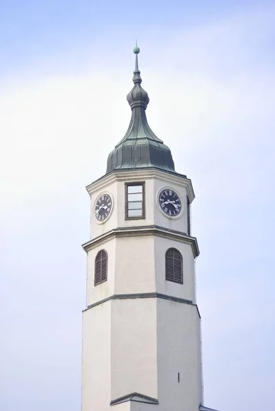 Foto Des Sakat Kula Oder Glockenturms Der Belgrader Festung Kalemegdan — Stockfoto