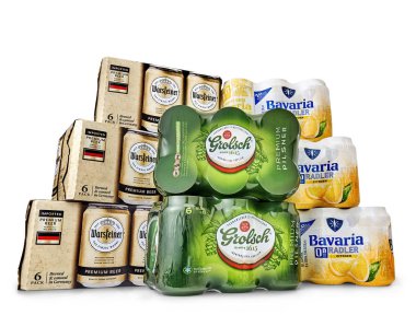 Hollanda, Haarlem - 19-05-2019: 6 paket p metal bira olabilir