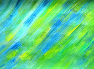 Mavi yeşil çizgi arkaplanının boyalı renkleri