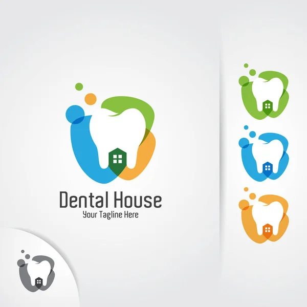 Dental Clinic Logo Design House Dental Vector Concept Dentist Dental Stock  Vector by ©Mahabiru #205372378