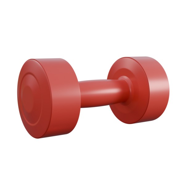 Pürüzsüz, ışıl ışıl ve detaylı kırmızı bir dambıl gerçekçi bir 3 boyutlu çizim. Dokuma kabzası profesyonelce bir dokunuş ekliyor, spor, spor, promosyonlar ve sağlık ile ilgili egzersizler için mükemmel.