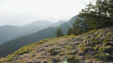 Dağların muhteşem manzarası