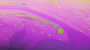 Renkli sabun köpüğü hareket yüzey psychedelic arka plan