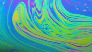 Renkli sabun köpüğü hareket yüzey psychedelic arka plan