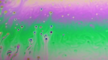 Renkli sabun köpüğü hareket yüzey psychedelic arka plan