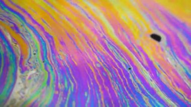 Renkli sabun köpüğü hareket yüzey psychedelic arka plan. Renk evren. Konsept sanat tasarımı. Çok renkli arka plan. Soyut desen.