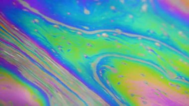 Renkli sabun köpüğü hareket yüzey psychedelic arka plan