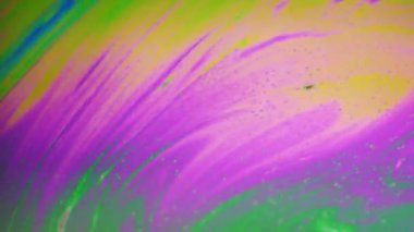 Renkli sabun köpüğü hareket yüzey psychedelic arka plan