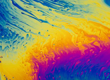 Psychedelic arka plan. Evren çiçek. Konsept sanat tasarımı. Çok renkli arka plan, soyut desen.